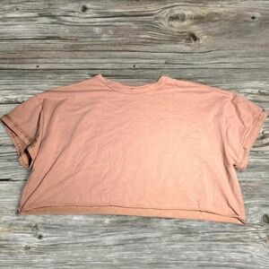 SHEIN Blush Pink Short Sleeve Tee